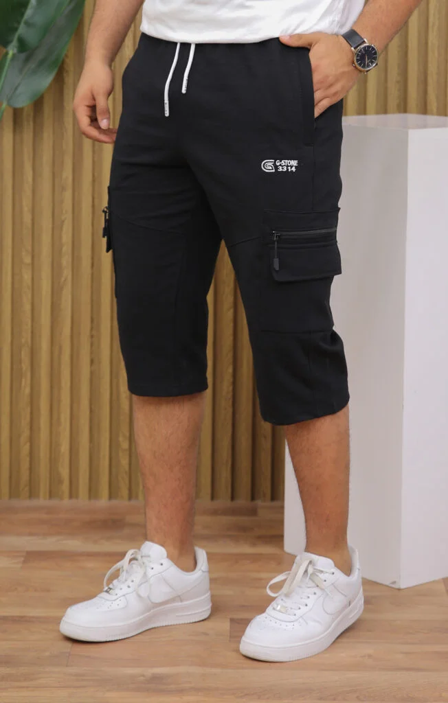 Pantacourt cargo homme