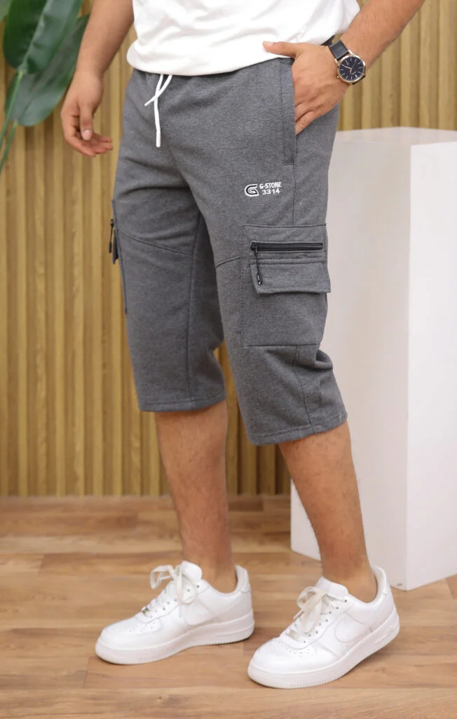 Pantacourt cargo homme