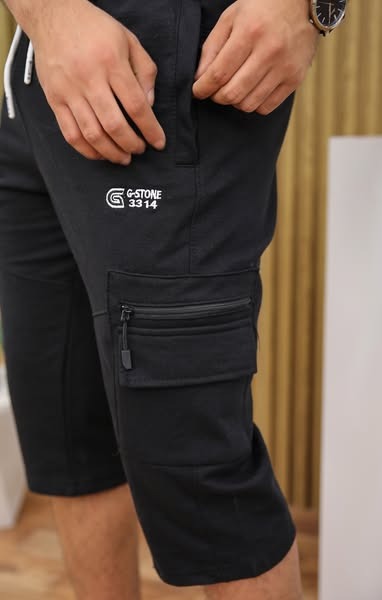 Pantacourt cargo homme