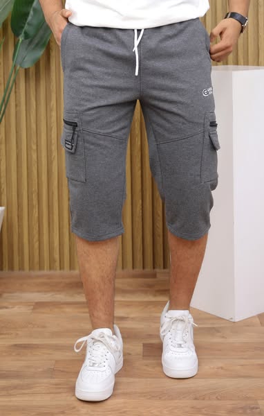 Pantacourt cargo homme